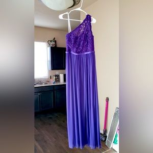 Deep purple bridesmaid dress from David’s bridal. Worn once for like 2 hours.